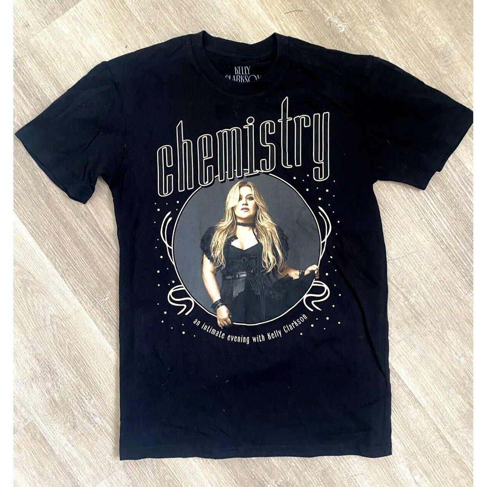 Kelly‎ Clarkson Vegas Chemistry Fitted T Shirt Concert Small S NWOT Intimate Eve